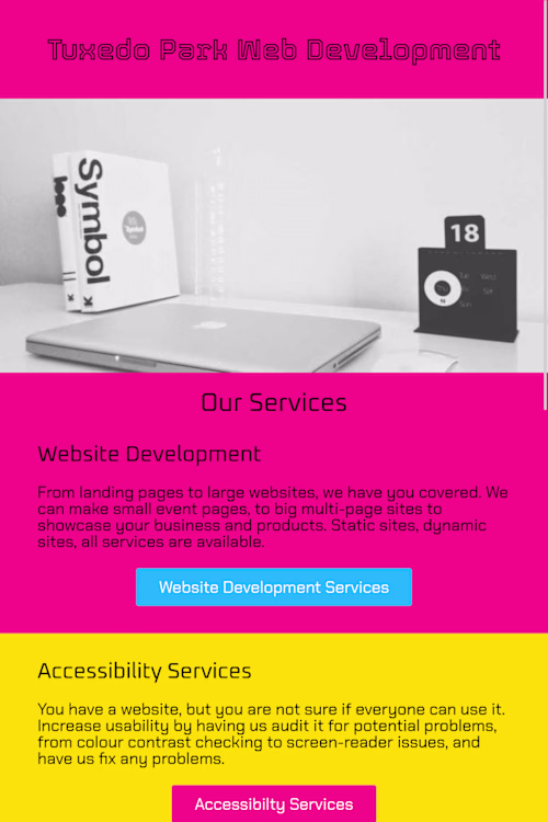 Tuxedo Park Web Development Services Email