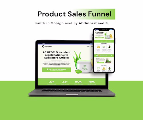 High-converting eCommerce funnel built in