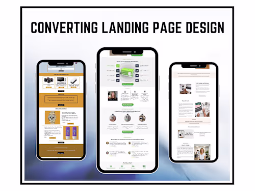 CONVERTING LANDING PAGE DESIGN —