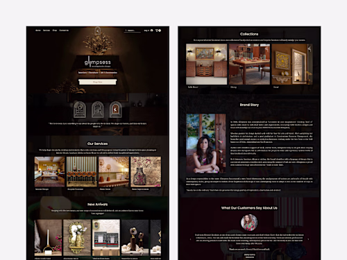 Glimpses WIX Website Development