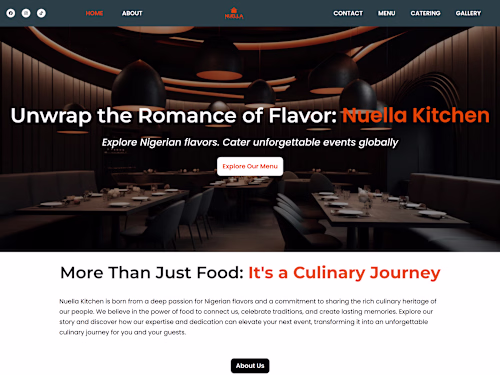 Nuella Kitchen – WordPress Website Build + Online Menu