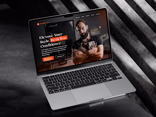 Salon & Spa Booking Website UI - Clean, Modern, and Intuitiv...