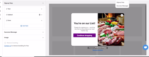 Clean popup form + success message for a client’s website 💻...