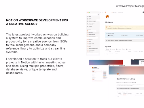 Notion Operations System for Small Business
