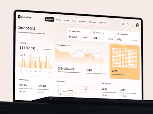 Deepclinic - Hospital & UX UI Design