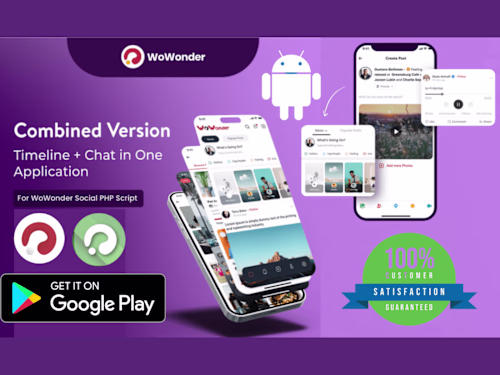 I will install and update wowonder social Android app
