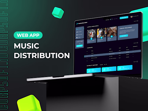 Leading music distribution platform development 