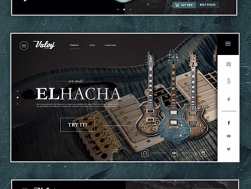 Valoy Guitars - Website