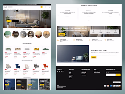 Aleez Interiors Shopify Store