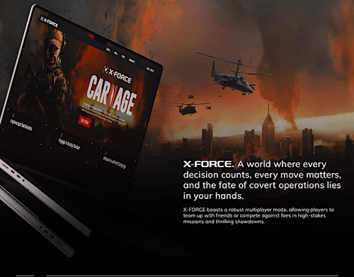 X-Force Website | Web Design :: Behance
