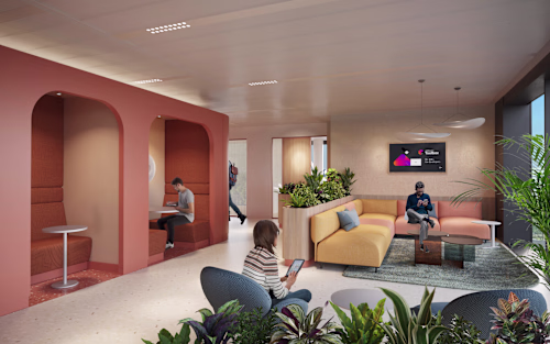 3D renders for Jetbrains Amsterdam Office