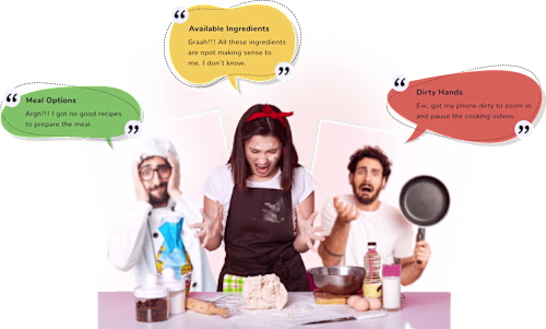 Designed a recipe app for better cooking experience