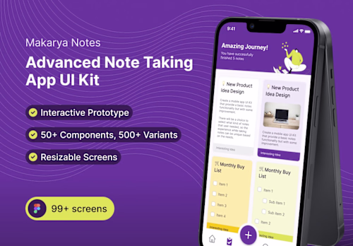 Makarya Notes - UI Kit & Design System