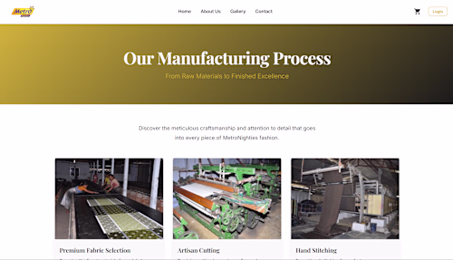 Designed and developed a responsive e-commerce website for a...