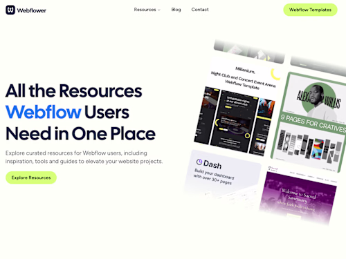 Webflower.co — All the Resources Webflow Users Need in One Place