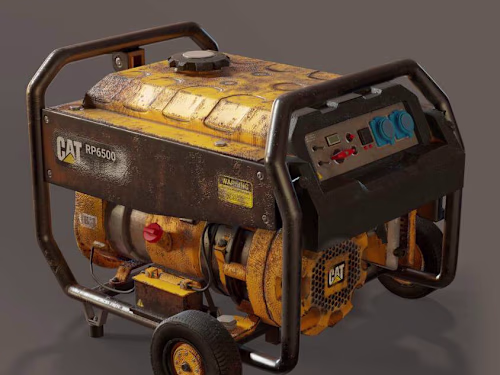 Portable Generator - AAA Videogame Prop
