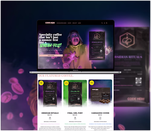 A Caffeinated Horror Tale of Coffee Rebranding & Website Design