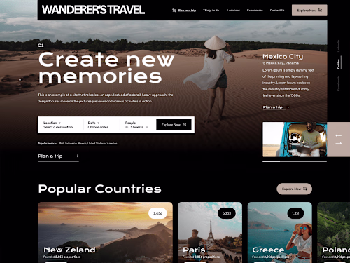 Shopify Setup Design & Content – Wanderer’s Market