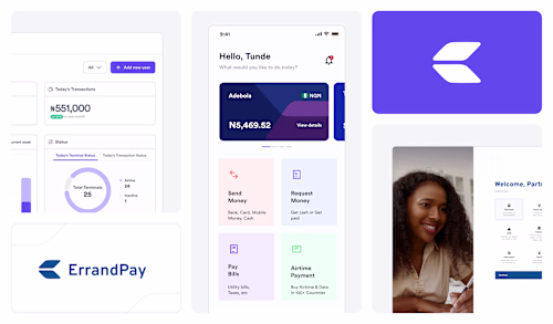 Product Design for Fintech — ErrandPay
