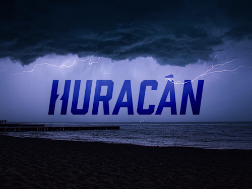 Huracán - Mexican Baseball Glove Brand Logo Creation
