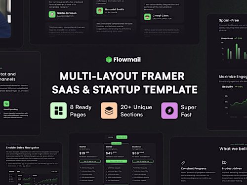 Flowmail — SaaS & Startup Website