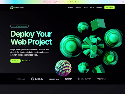 Projectorium — SaaS Web Platform For CI/CD