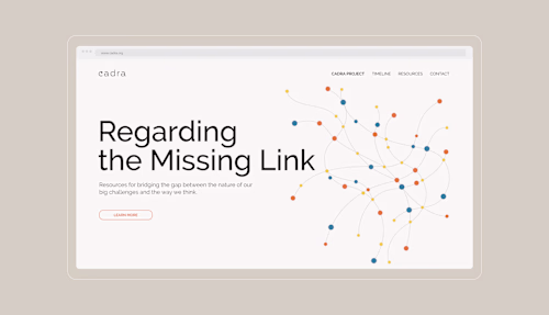 The CADRA Project: Web Design / UI-UX / Brand Identity