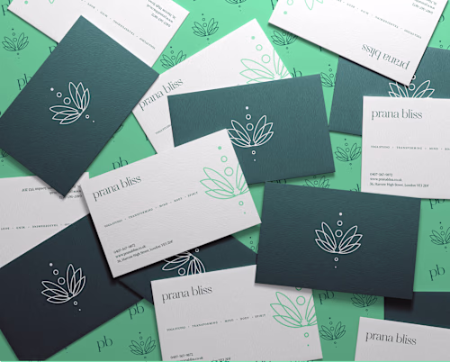 PRANA BLISS YOGA STUDIO- Brand Identity