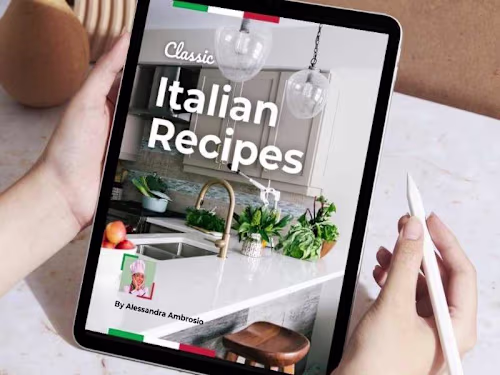 Italian Recipe eBook Design & Custom Layouts