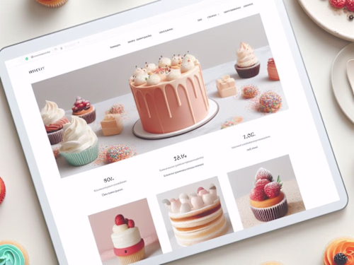 E-commerce Website Design for a Bakery