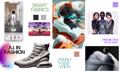 A.I. in Fashion Moodboard