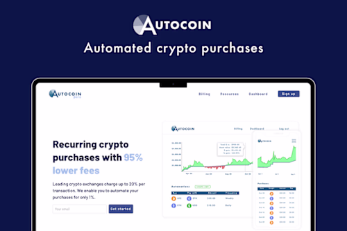 Platform to automatically buy crypto at lower costs.