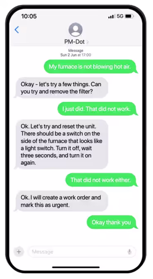Developing a Chatbot and Widget for Property Managers