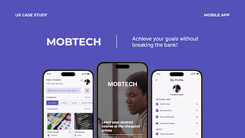 MOBTECH LEARNING APP CASE STUDY :: Behance