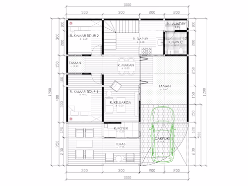 Modern Japanese House Layout Plan