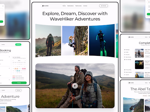 Travel Agency Web Design + Prototype