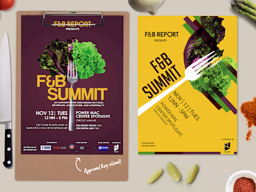 Food and Beverage Event Collaterals