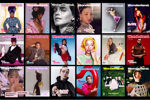 Magazine Cover & Layout Design / Wonderland / Amazing Magazine