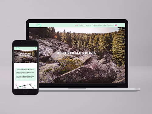 NATIONAL PARKS MACEDONIA | WEB DESIGN & DEVELOPMENT