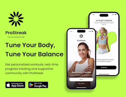 ProStreak Fitness App :: Behance