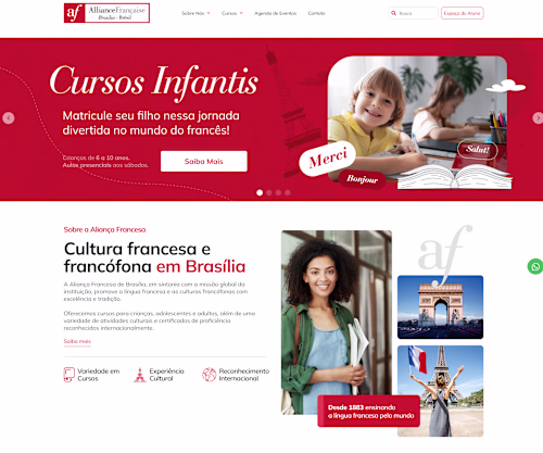 WordPress Website for language school