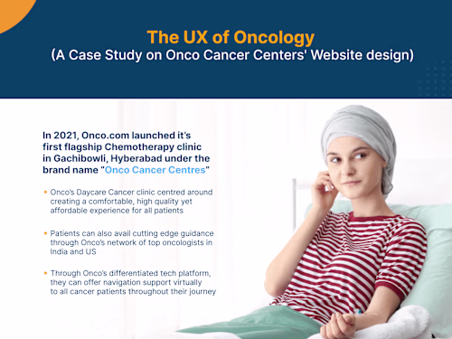 UX of Oncology: Onco Cancer Centres' website design process