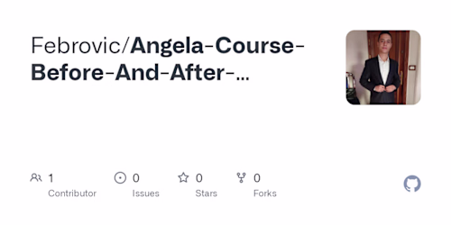 Angela Course Before And After improvement