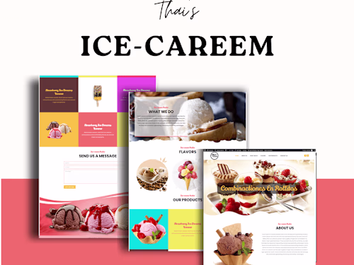 Responsive WordPress Website Design For Ice-cream Polar