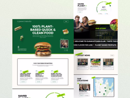 Clean Kitchen Club UI