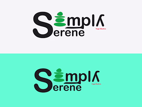 Typographic /Imagery Logo Design for a Yoga Studio 