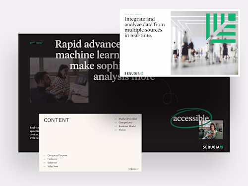 Sequoia Capital Pitch Deck Template