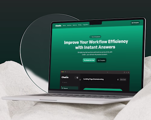 ChatIn - AI Tools Landing Page