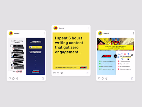 Paid media designs I recently created for a client. I’ll be ...