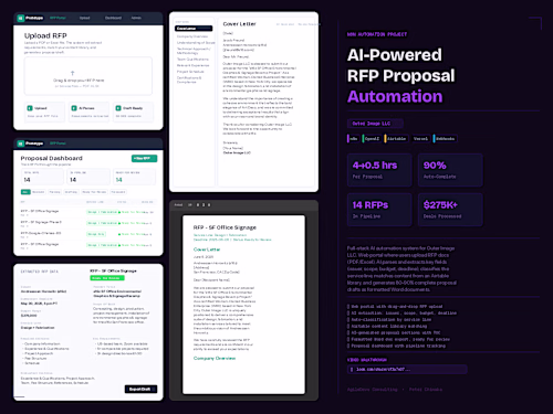 Built a full-stack AI automation